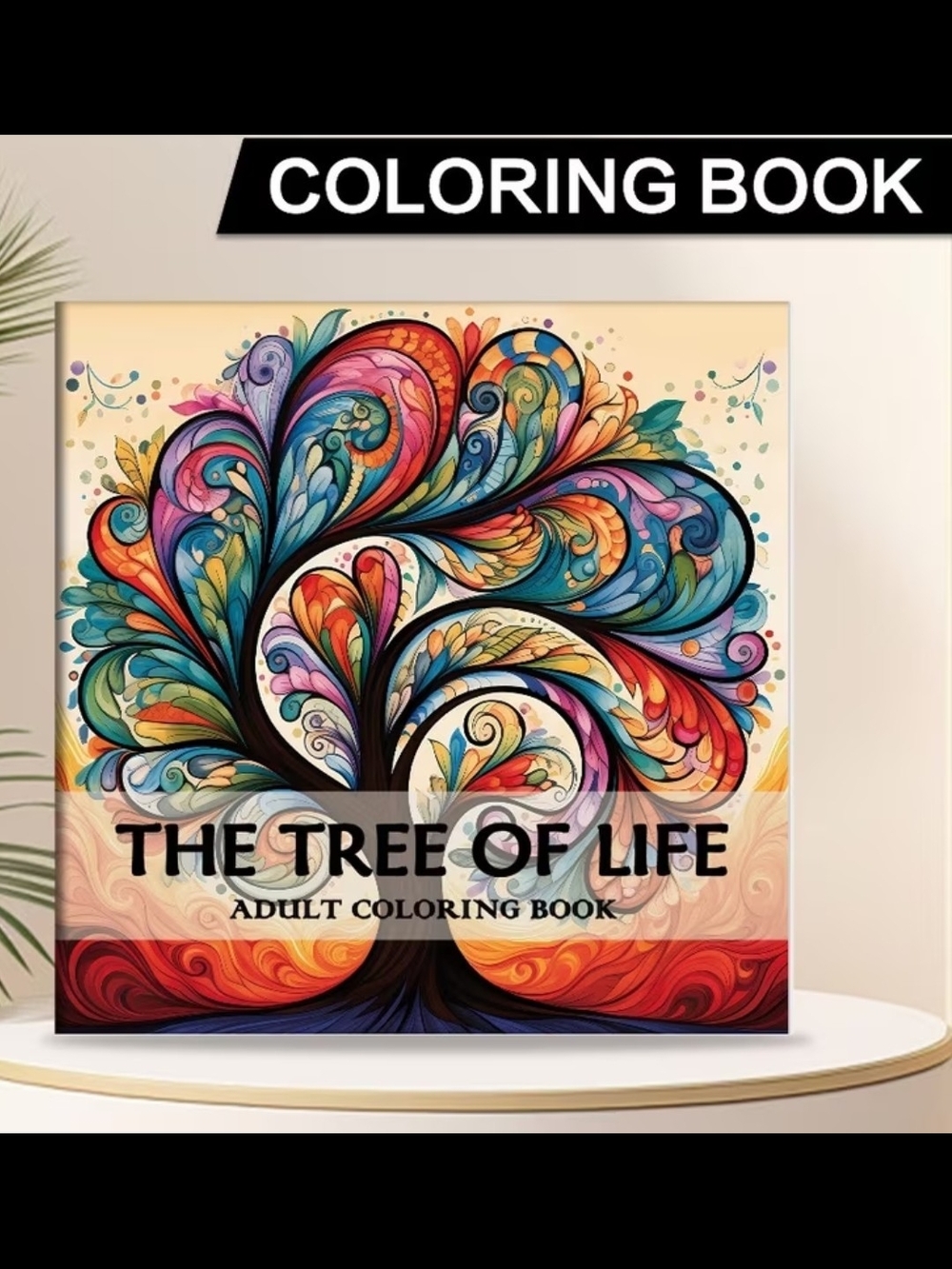 The Tree of Life Adult Coloring Book - Multicolor
